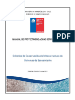 Criterios de Construcción de Infraestructura A. Servidas - Versión Final