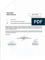 GSSO 191 Plan Mensual de Seguridad y Salud Ocupacional