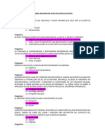 Examen Asignatura Investigación Educativa