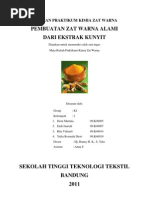 Download Laporan Praktikum Kimia Zat Warna by etastak SN71610329 doc pdf