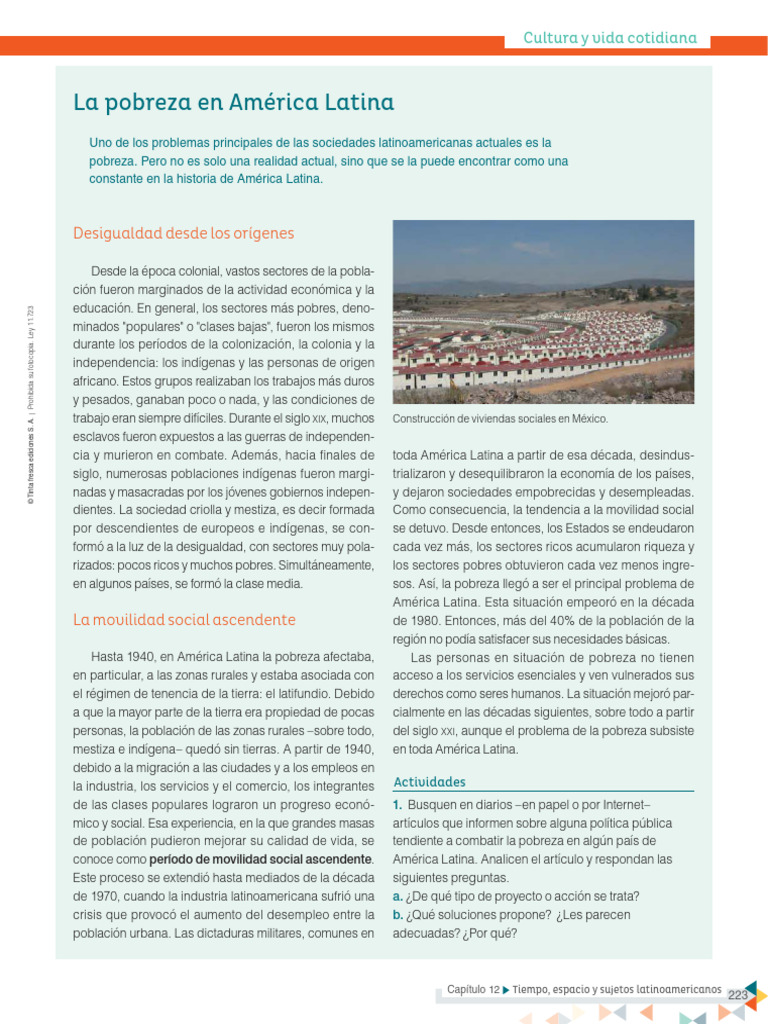 Desigualdad y Pobreza en América Latina | PDF | Pobreza | Pobreza e ...
