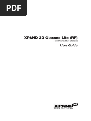 manual XPAND 3D