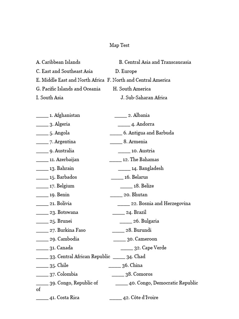 Map Simulation | PDF | Africa | Asia