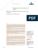 Movilización Temprana Pasiva en Pacientes Con Ventilación Mecánica