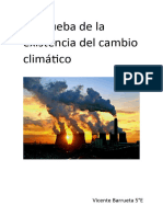 La Prueba de La Existencia Del Cambio Climático