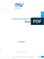 Financial Management - Farming N5 - Assignment 1