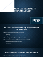 Estudios de Validez y Confiabilidad