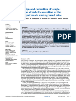 One Phase Blasting Chuquicamata