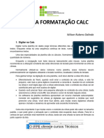 Apostila Formatação - Calc