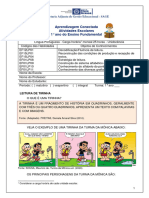 Caderno de Atividades 1ºano EF Outubro