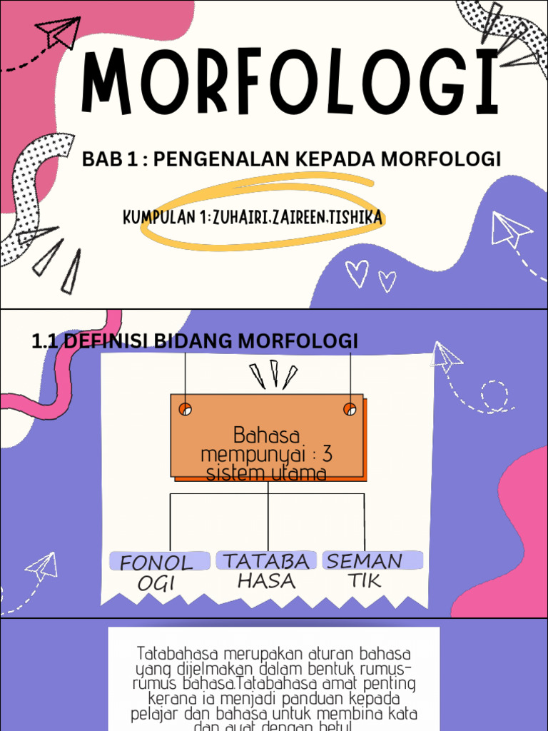 Pengenalan Kepada Morfologi | PDF