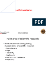 Scientific Investigation 1