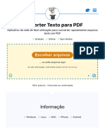 Converter Texto para PDF - Rápido, Online, Grátis - PDF24 Tools