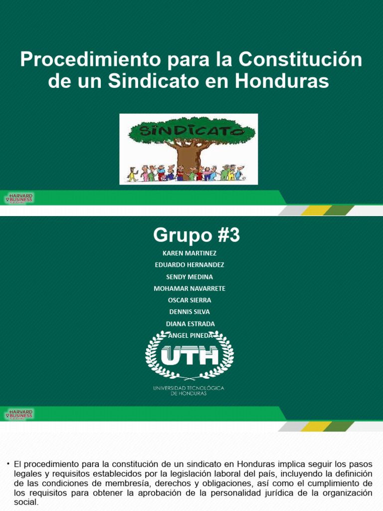 Cómo Constituir un Sindicato en Honduras | PDF