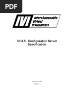 IVI-3.5 Configuration Server v1