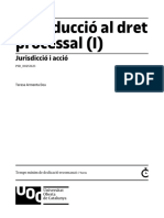 Mòdul 1. Introducció Al Dret Processal (1) Jurisdicció I Acció