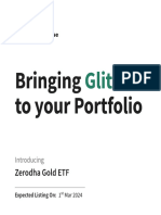 Zerodha Gold ETF - Fund Presentation