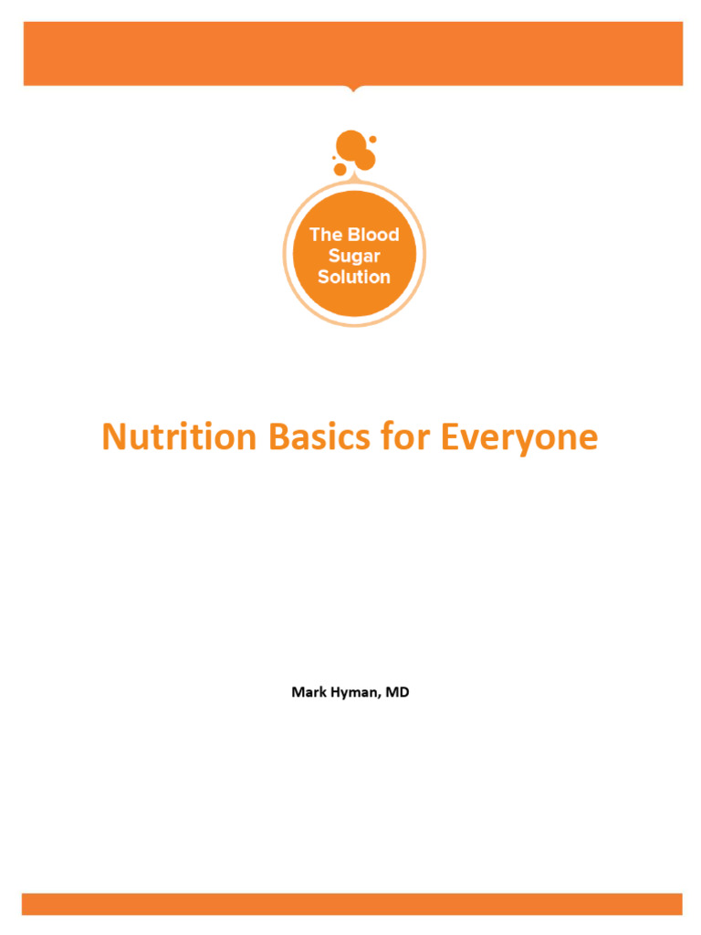 Nutrition Guide by Mark Hyman, MD | PDF | Foods | Fat