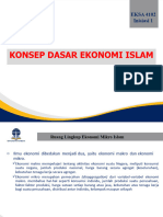 Inisiasi 1 - Konsep Dasar Ekonomi Islam