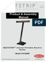 HEATSTRIP THY2200P Electric Stand Assembly Manual Rev B Dec 17