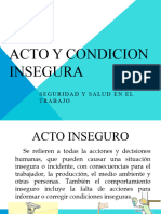 Acto y Condicion Insegura