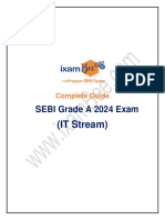 SEBI Grade A IT 2024 Complete Guide PDF