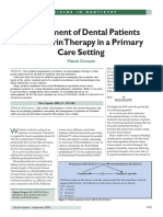 Dental Update 2004. Management of Dental Patients On Warfarin Therapy in A Primary Care Setting