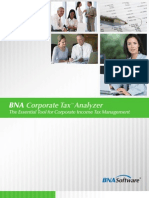 BNA Corporate Tax Analyzer Product Brochure