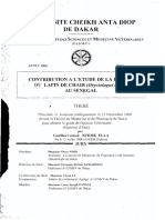 Contribution A L'etude de La Fillere Du Lapin de Chair Au Senegal