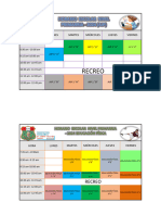 Horario Educación Física y Aip Ok