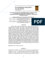 Sureq Jurnal Pengabdian Masyarakat Berbasis Seni Dan Desain: Volume 1 Nomor 1 Jan-Jun 2022