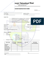 Reservation Form PDF