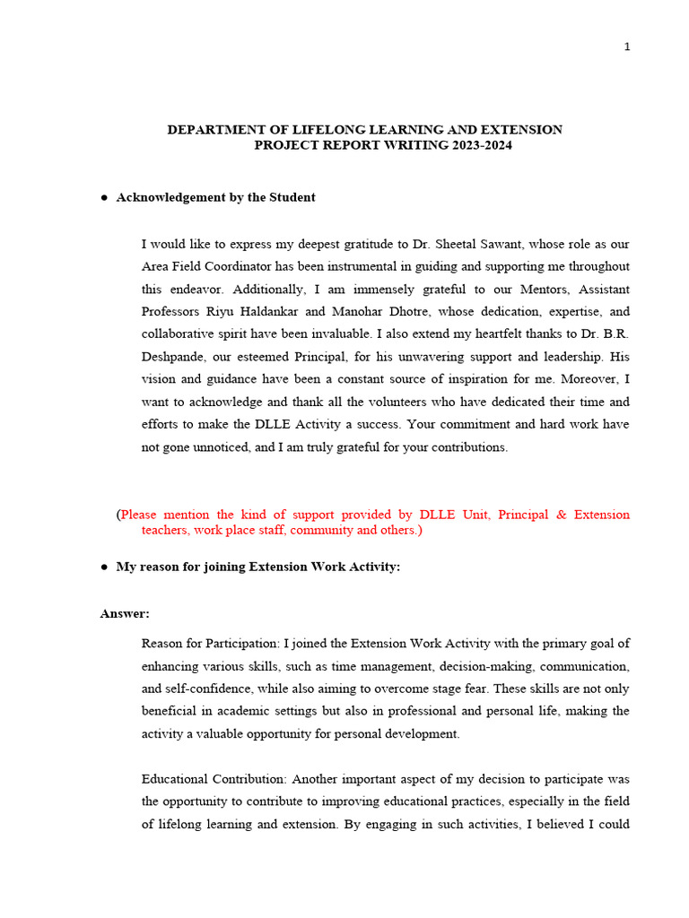 Ajay Dlle Projectbook | PDF