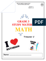 Grade 3 Study Material: Name: .