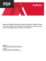 Nomura GSSCEF Semi Annual Report FYE 31 May 2023