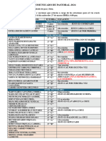 Comunicado de Pastoral