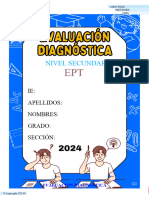 1°-2° Evaluación Diagnostica - Ept