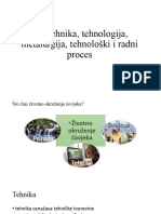 1.1 Tehnika, Tehnologija, Metalurgija, Tehnološki I Radni Proces