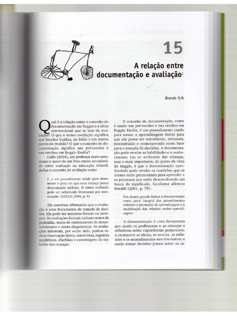 A relação entre documentação e avaliação | PDF