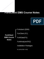 FortiClient EMS Course Notes