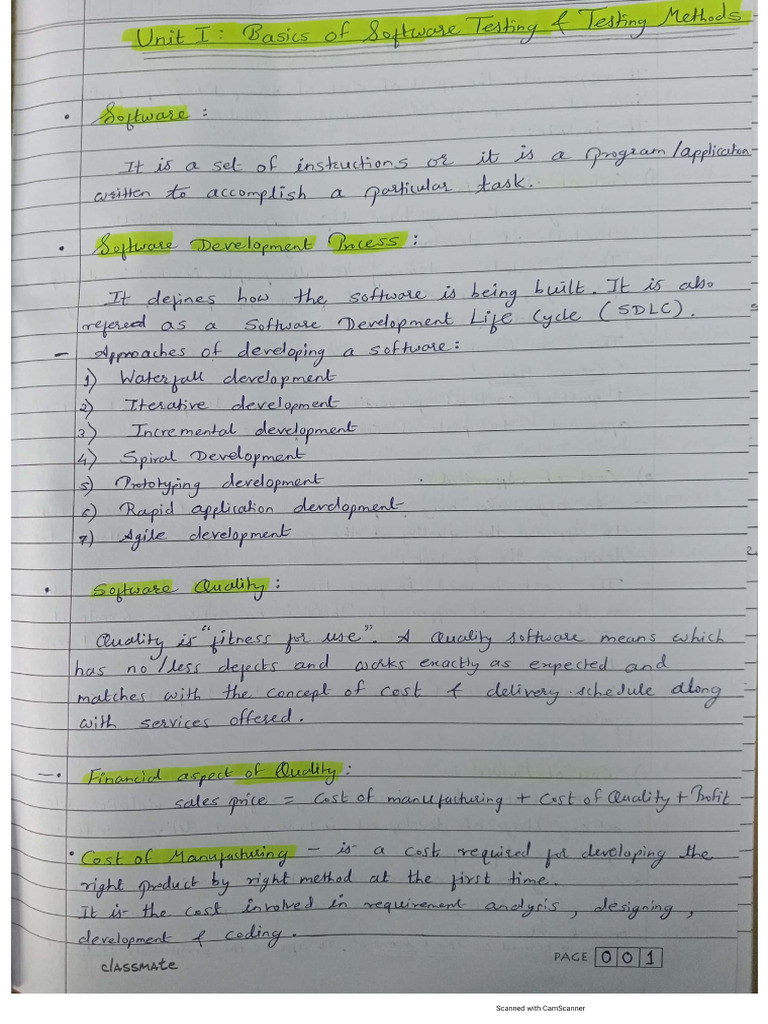 Ste Unit 1 Notes by PBK | PDF