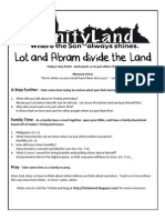 Lot and Abram Divide The Land: A Step Further