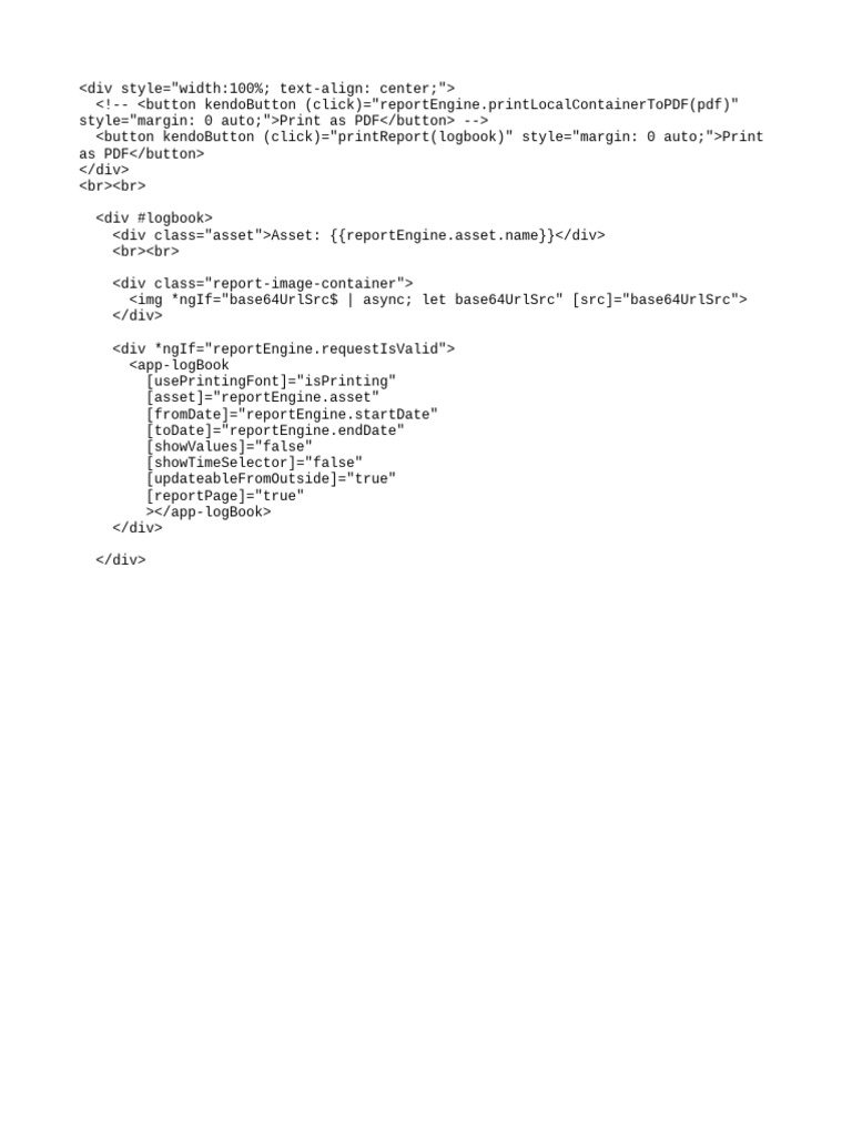 Report Logbook HTML | PDF