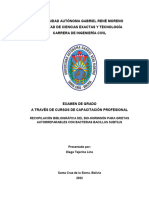 Monografia - Recopilacion Bibliografica Del Bio-Hormigon para Grietas Autorreparables Con Bacterias Bacillus Subtilis