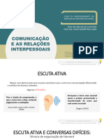 Slide - Comunicação e As Relações Interpessoais