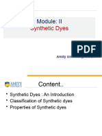 FOT-V Module 2 Topic 2.1.3 Sythetic Dyes