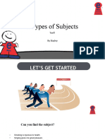 5 Types of Suject T1