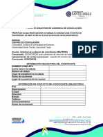 Solicitud de Audiencia de Conciliación