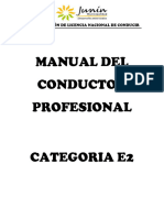 Manual Del Conductor Profesional E2