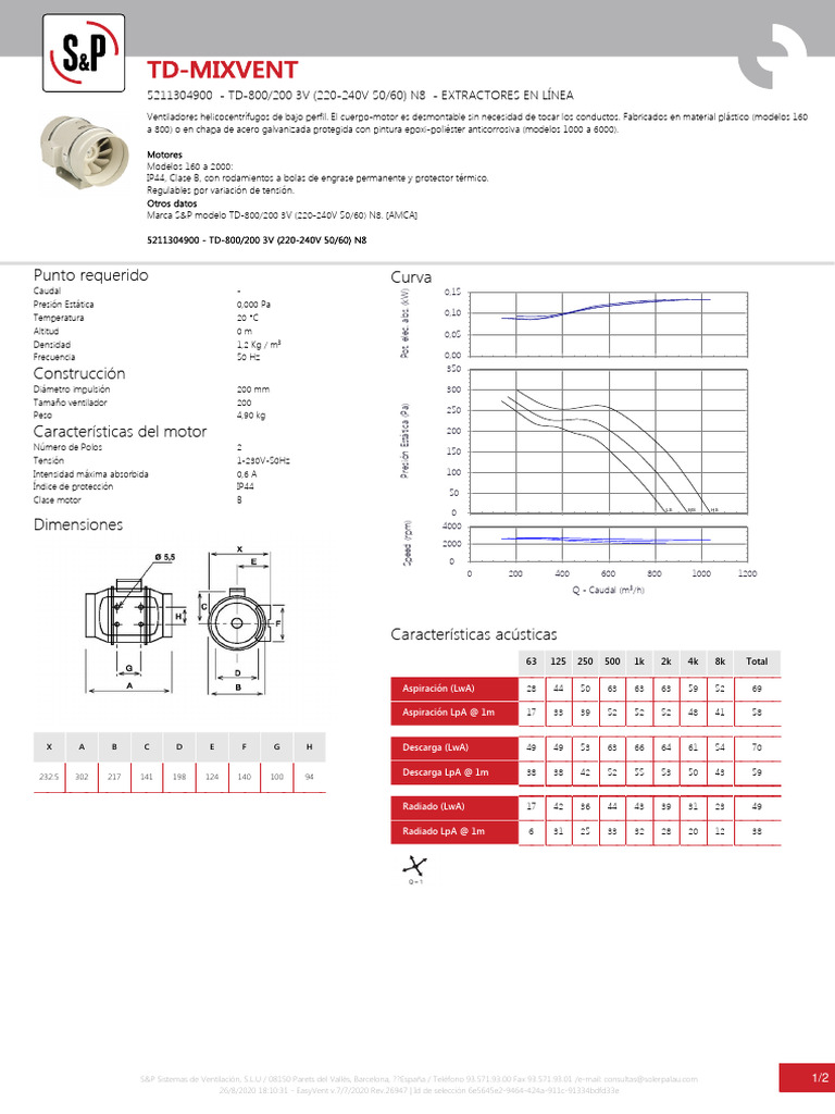 TD-800/200 3V: Extractor de Línea | PDF